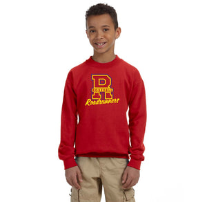 Rosedell-Youth Unisex Crewneck Sweatshirt R Logo