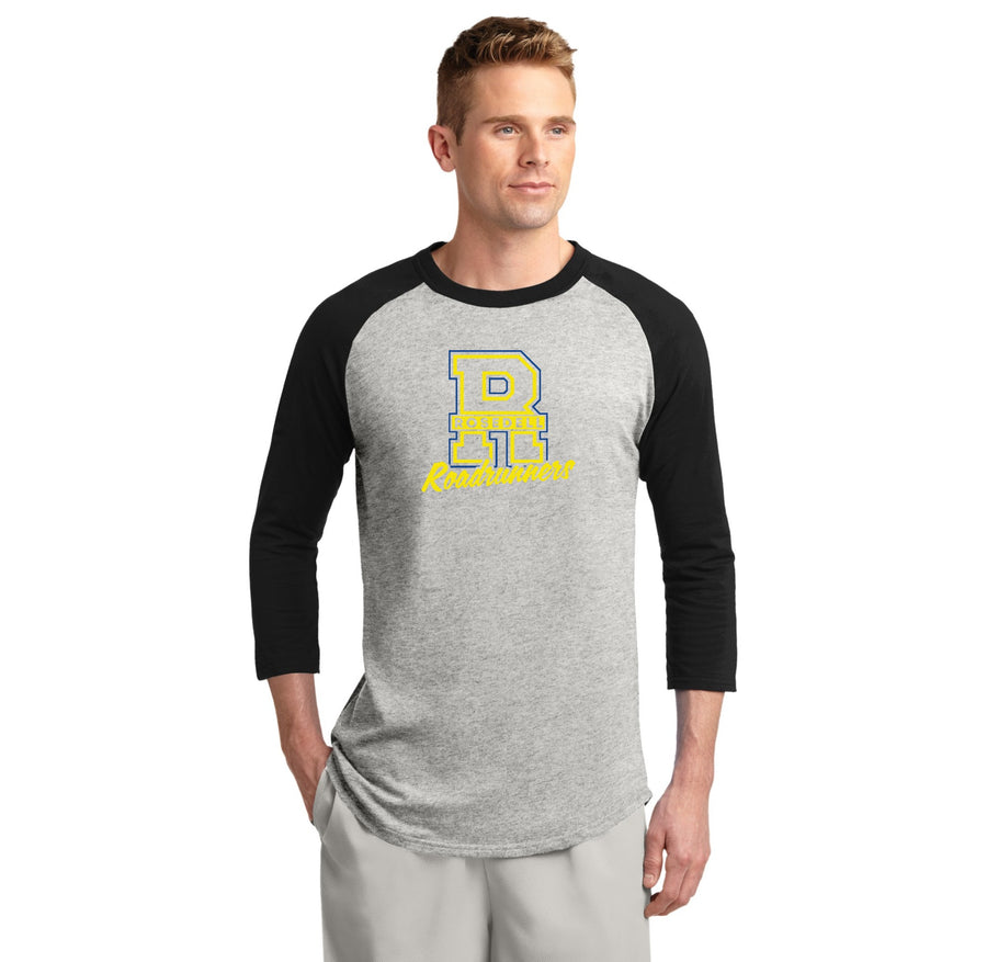 Rosedell-Adult Unisex Baseball Tee R Logo