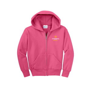 Ponderosa Elm-Youth Unisex Full-Zip Hooded Sweatshirt On-Demand