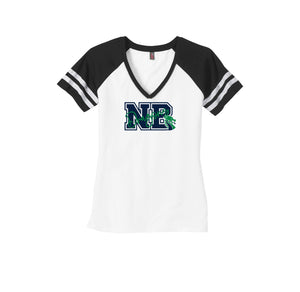 Voss Farms Spirit Wear 2024-25-Womens Premium Game V-Neck Tee On-Demand NB