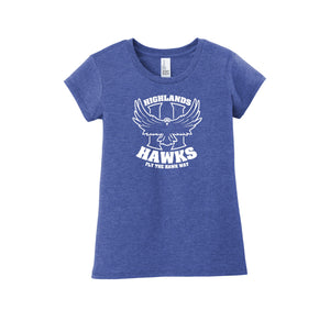 Highlands Elementary-Girls Youth Premium Tee On-Demand Big H