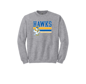 Highlands Elementary-Adult Unisex Crewneck Sweatshirt On-Demand Stripe