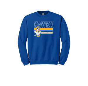 Highlands Elementary-Adult Unisex Crewneck Sweatshirt On-Demand Stripe