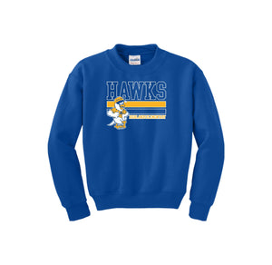 Highlands Elementary-Youth Unisex Crewneck Sweatshirt On-Demand Stripe