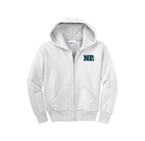 Voss Farms Spirit Wear 2024-25-Youth Unisex Full-Zip Hooded Sweatshirt On-Demand NB