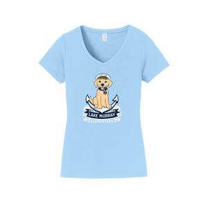 Lake Murray Fall On Demand-Womens Fan Favorite V-Neck Tee On-Demand Mascot