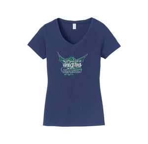 Voss Farms Spirit Wear 2024-25-Womens Fan Favorite V-Neck Tee On-Demand TYPO