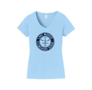 Lake Murray Fall On Demand-Womens Fan Favorite V-Neck Tee On-Demand Circle