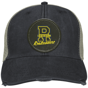 Rosedell-OL102 Distressed Ollie Cap - Circle Patch R