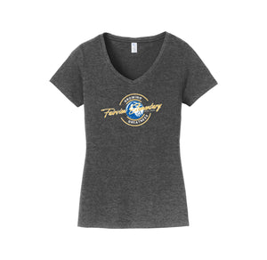 FE STAFF Spirit Wear 2024-25 On Demand-Womens Fan Favorite V-Neck Tee On-Demand