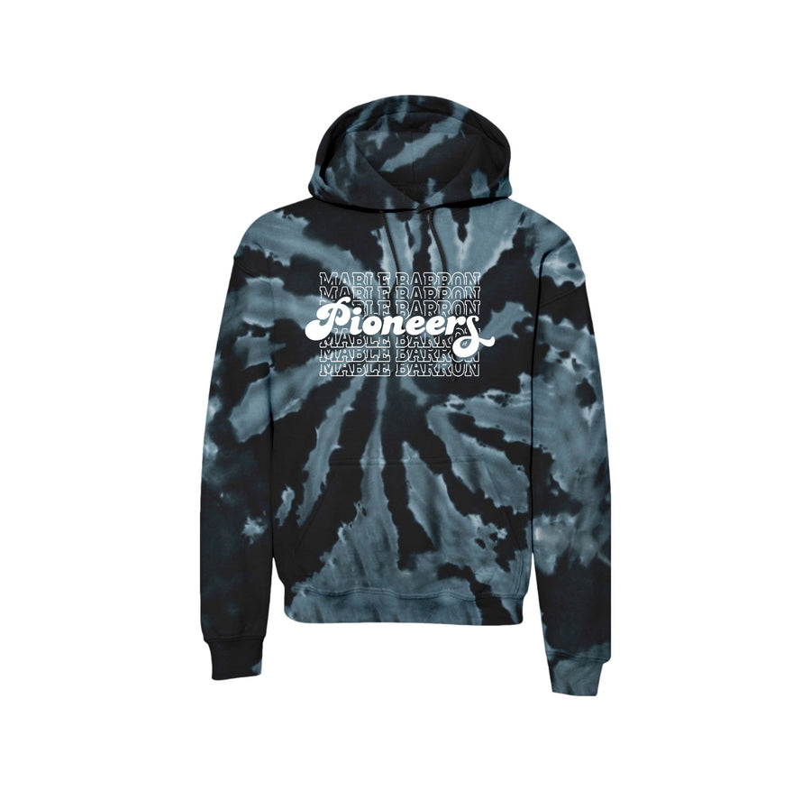 Mable Barron School-Adult Unisex Tie-Dye Hoodie On-Demand Pioneers