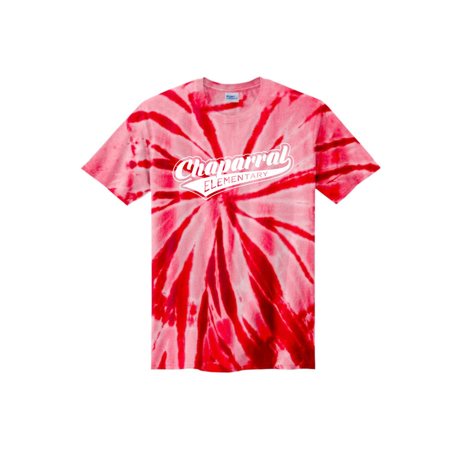 Chaparral Elementary Spirit Wear 2024-25 On Demand-Youth Unisex Tie-Dye Shirt On-Demand Ribbon