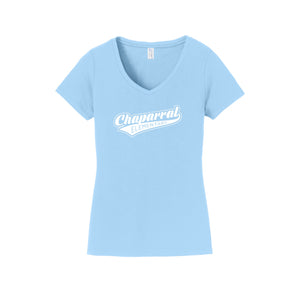 Chaparral Elementary Spirit Wear 2024-25 On Demand-Womens Fan Favorite V-Neck Tee On-Demand Ribbon