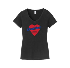 Chaparral Elementary Spirit Wear 2024-25 On Demand-Womens Fan Favorite V-Neck Tee On-Demand Heart