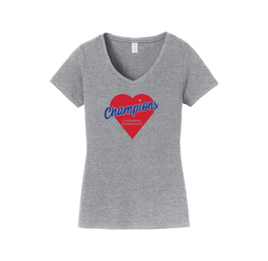 Chaparral Elementary Spirit Wear 2024-25 On Demand-Womens Fan Favorite V-Neck Tee On-Demand Heart