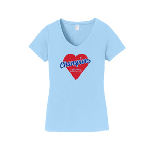 Chaparral Elementary Spirit Wear 2024-25 On Demand-Womens Fan Favorite V-Neck Tee On-Demand Heart