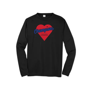 Chaparral Elementary Spirit Wear 2024-25 On Demand-Adult Unisex Dri-Fit Long Sleeve Tee On-Demand Heart