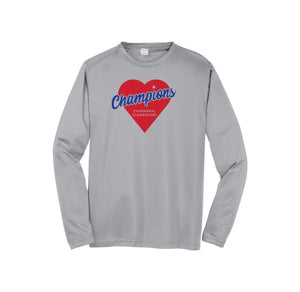 Chaparral Elementary Spirit Wear 2024-25 On Demand-Adult Unisex Dri-Fit Long Sleeve Tee On-Demand Heart