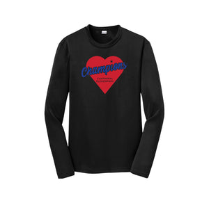 Chaparral Elementary Spirit Wear 2024-25 On Demand-Youth Unisex Dri-Fit Long Sleeve Tee On-Demand Heart