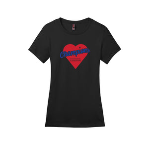 Chaparral Elementary Spirit Wear 2024-25 On Demand-Womens Premium Tee On-Demand Heart