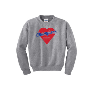 Chaparral Elementary Spirit Wear 2024-25 On Demand-Youth Unisex Crewneck Sweatshirt On-Demand Heart