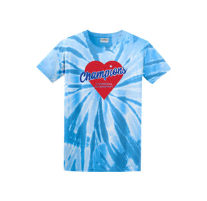 Chaparral Elementary Spirit Wear 2024-25 On Demand-Adult Unisex Tie-Dye Shirt On-Demand Heart