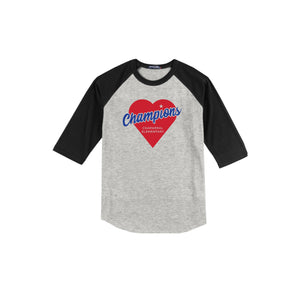 Chaparral Elementary Spirit Wear 2024-25 On Demand-Adult Unisex Baseball Tee On-Demand Heart