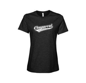 Chaparral Elementary Spirit Wear 2024-25 On Demand-Women’s Premium Relaxed CVC Tee On-Demand Ribbon