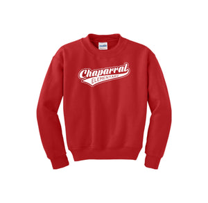 Chaparral Elementary Spirit Wear 2024-25 On Demand-Youth Unisex Crewneck Sweatshirt On-Demand Ribbon