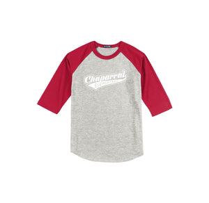 Chaparral Elementary Spirit Wear 2024-25 On Demand-Youth Unisex Baseball Tee On-Demand Ribbon