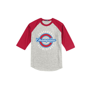 Chaparral Elementary Spirit Wear 2024-25 On Demand-Youth Unisex Baseball Tee On-Demand Circle