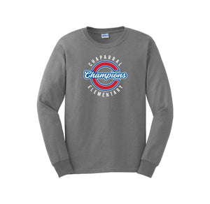 Chaparral Elementary Spirit Wear 2024-25 On Demand-Adult Unisex Long Sleeve Tee On-Demand Circle