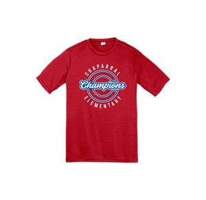 Chaparral Elementary Spirit Wear 2024-25 On Demand-Youth Unisex Dri-Fit Shirt On-Demand Circle