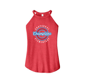 Chaparral Elementary Spirit Wear 2024-25 On Demand-Womens Premium Perfect Tri Rocker Tank On-Demand Circle