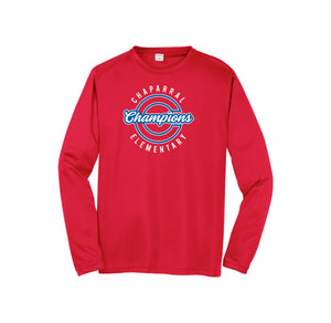 Chaparral Elementary Spirit Wear 2024-25 On Demand-Adult Unisex Dri-Fit Long Sleeve Tee On-Demand Circle