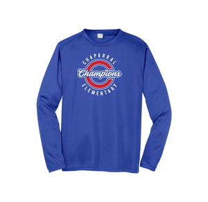 Chaparral Elementary Spirit Wear 2024-25 On Demand-Adult Unisex Dri-Fit Long Sleeve Tee On-Demand Circle