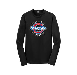 Chaparral Elementary Spirit Wear 2024-25 On Demand-Youth Unisex Dri-Fit Long Sleeve Tee On-Demand Circle