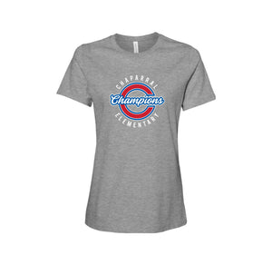 Chaparral Elementary Spirit Wear 2024-25 On Demand-Women’s Premium Relaxed CVC Tee On-Demand Circle