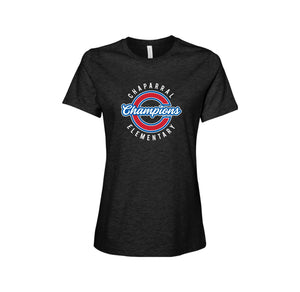 Chaparral Elementary Spirit Wear 2024-25 On Demand-Women’s Premium Relaxed CVC Tee On-Demand Circle