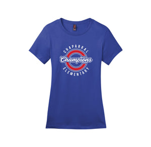 Chaparral Elementary Spirit Wear 2024-25 On Demand-Womens Premium Tee On-Demand Circle