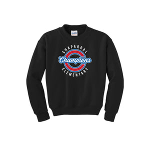 Chaparral Elementary Spirit Wear 2024-25 On Demand-Youth Unisex Crewneck Sweatshirt On-Demand Circle