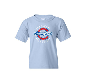 Chaparral Elementary Spirit Wear 2024-25 On Demand-Youth Unisex T-Shirt On-Demand Circle