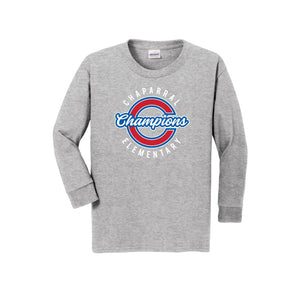 Chaparral Elementary Spirit Wear 2024-25 On Demand-Youth Unisex Long Sleeve Tee On-Demand Circle