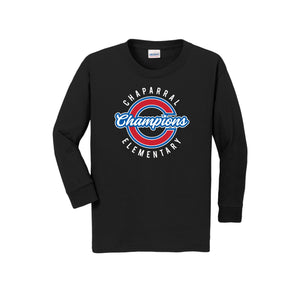 Chaparral Elementary Spirit Wear 2024-25 On Demand-Youth Unisex Long Sleeve Tee On-Demand Circle