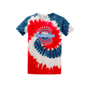 Chaparral Elementary Spirit Wear 2024-25 On Demand-Adult Unisex Tie-Dye Shirt On-Demand Circle