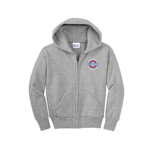 Chaparral Elementary Spirit Wear 2024-25 On Demand-Youth Unisex Full-Zip Hooded Sweatshirt On-Demand Circle