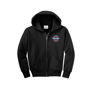 Chaparral Elementary Spirit Wear 2024-25 On Demand-Youth Unisex Full-Zip Hooded Sweatshirt On-Demand Circle