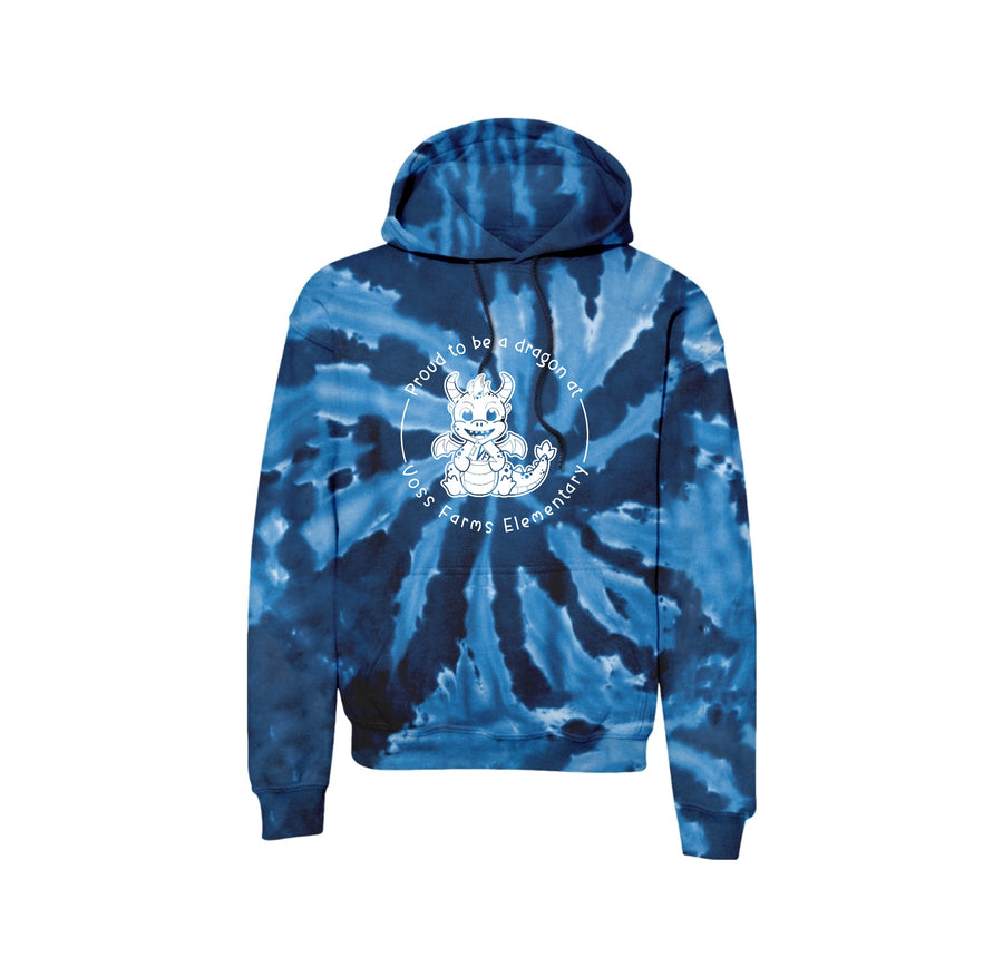 Voss Farms Spirit Wear 2024-25 On Demand-Adult Unisex Tie-Dye Hoodie On-Demand