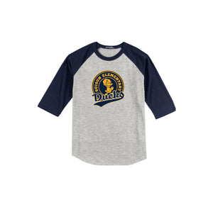 Suisun Elementary-Adult Unisex Baseball Tee On-Demand Circle Logo