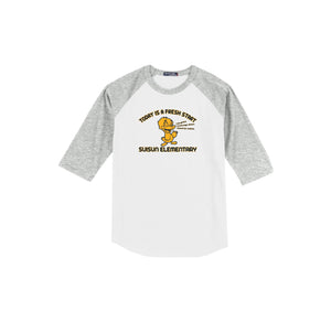 Suisun Elementary-Adult Unisex Baseball Tee On-Demand Fresh Start Logo